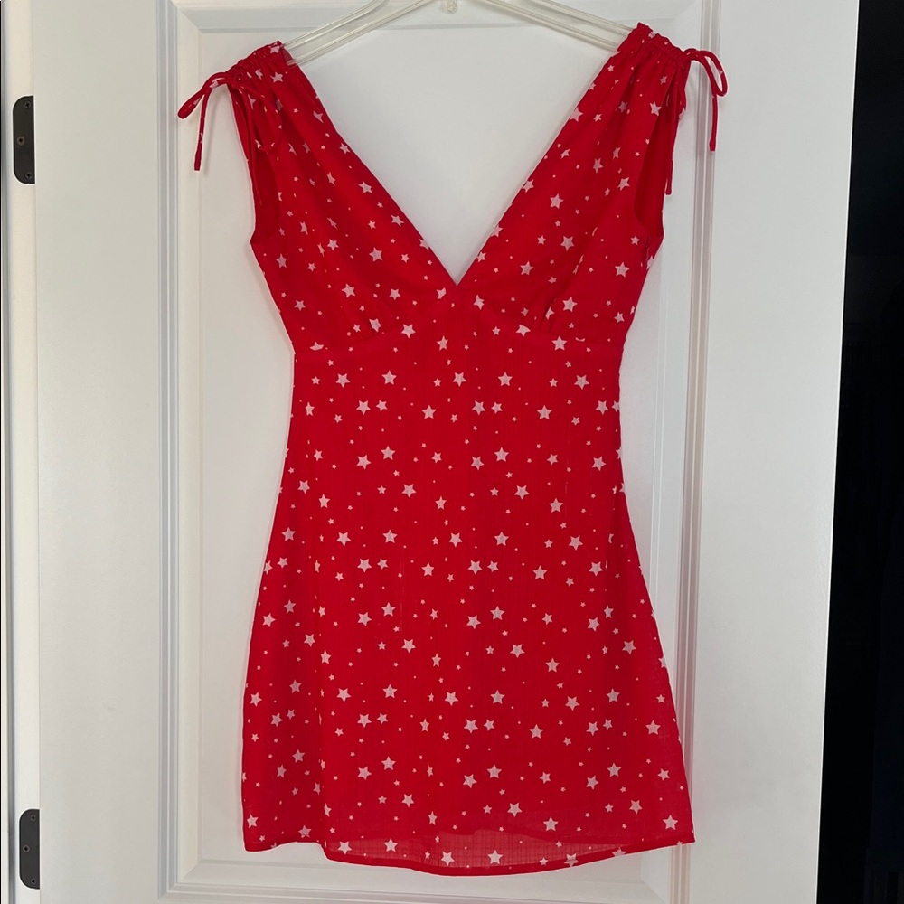 Princess Polly Red Star Mini Dress
